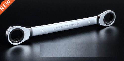 10pcs Double box end heads ratchet wrench spanner, auto