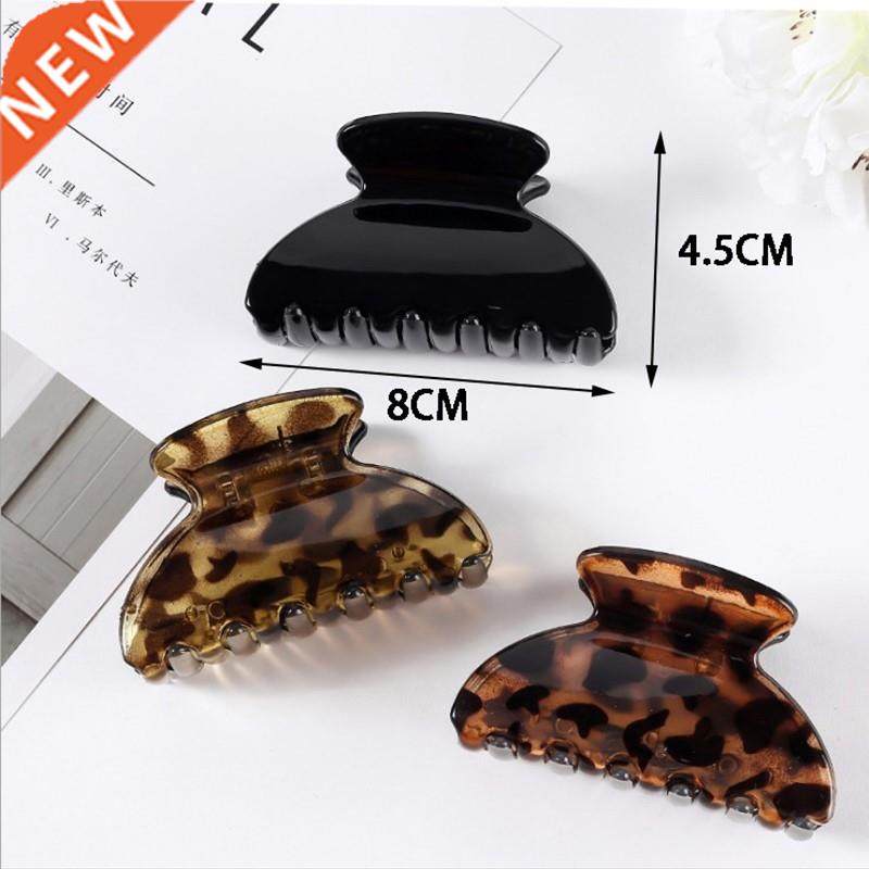 3pcs plastic black crab hair claw clips tail holder clamp ba