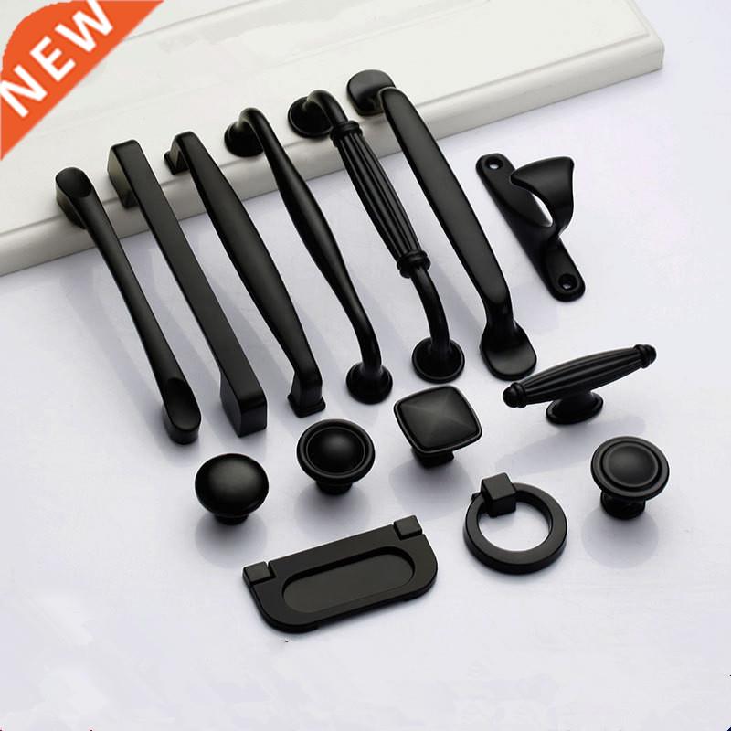 Black Handles for Furniture Cabinet Knobs and Handles Kitche