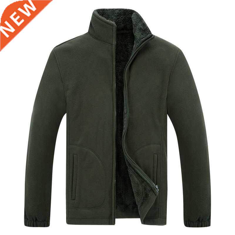 Men's Winter Demi-season Jacket Soft Fleece Warm 2022 Autum图片