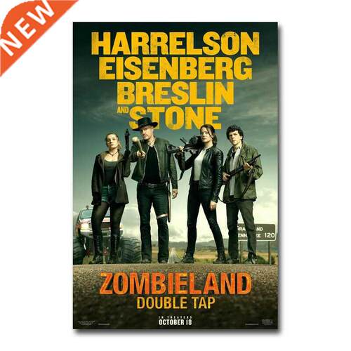 D0381 Zombieland Double Tap Movie Silk Fabric Poster Art De