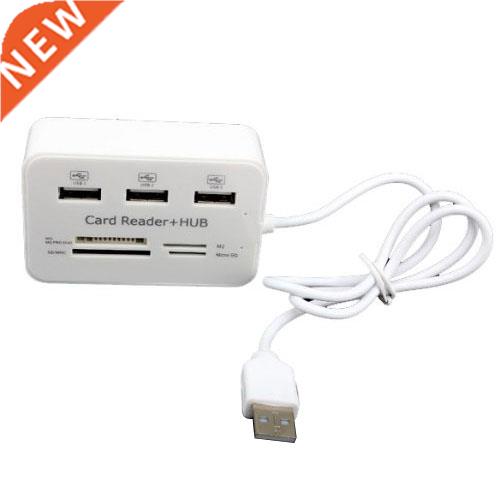3 Ports USB 2.0 HUB Multi-card Reader for Sd/mmc/m2/ms Mp-al