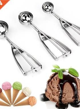 Ice Cream Scoop Mash Potato Spoon 4/5/6cm Stainless Steel