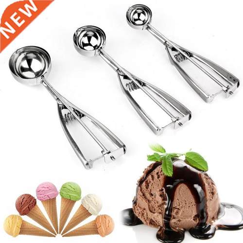Ice Cream Scoop Mash Potato Spoon 4/5/6cm Stainless Steel