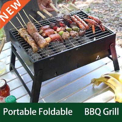 Portable BBQ Grill Charcoal Stainless Steel Folding