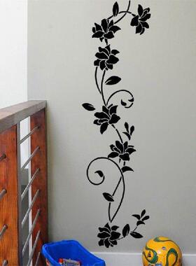1set Flower Vine Bathroom Wall Decals Art Home Decoration