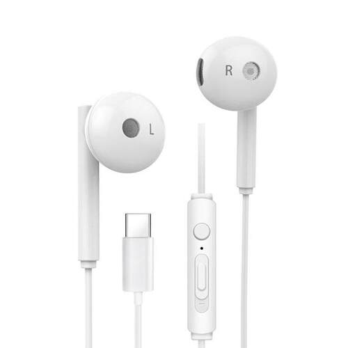 Type C Wired Headphones Music Sport Headset In-Ear Earphone