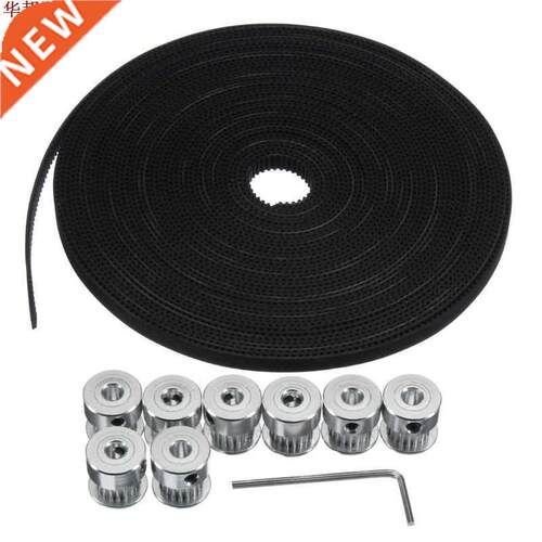 10m 33ft 20T GT2 Timing Belt 6mm Wide 10X Pulley 适用于 3D p