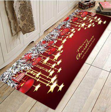 4-Type 5-Size Christmas Decorative Carpets Anti-slip