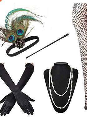 1920s Great Gatsby Accessorie Costume Flapper band Pearl