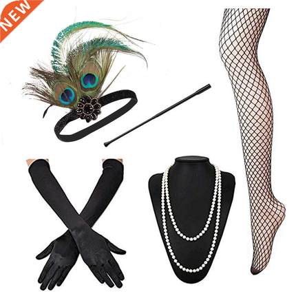 1920s Great Gatsby Accessorie Costume Flapper band Pearl