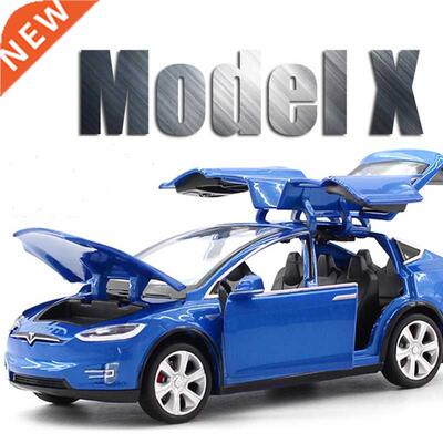1:2 Tesla MODEL X Alloy Car Model Diecasts & Toy Vehicles T