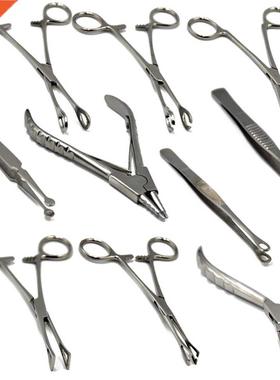 1Pc Surgical Steel Opening Closing Needle Ball Clamp Plier D