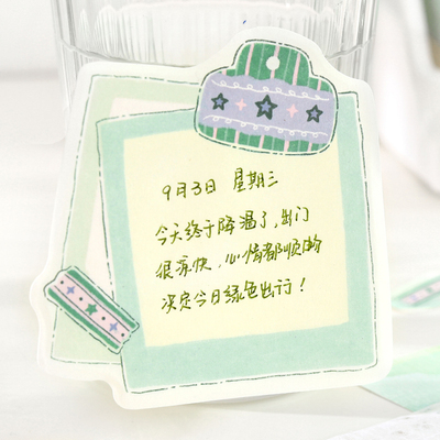 NOTEFOR灵感夹一下创意异形便利贴学生ins风流行趣味创意小清新手账装饰素材学生上班族留言记事便签贴N次贴