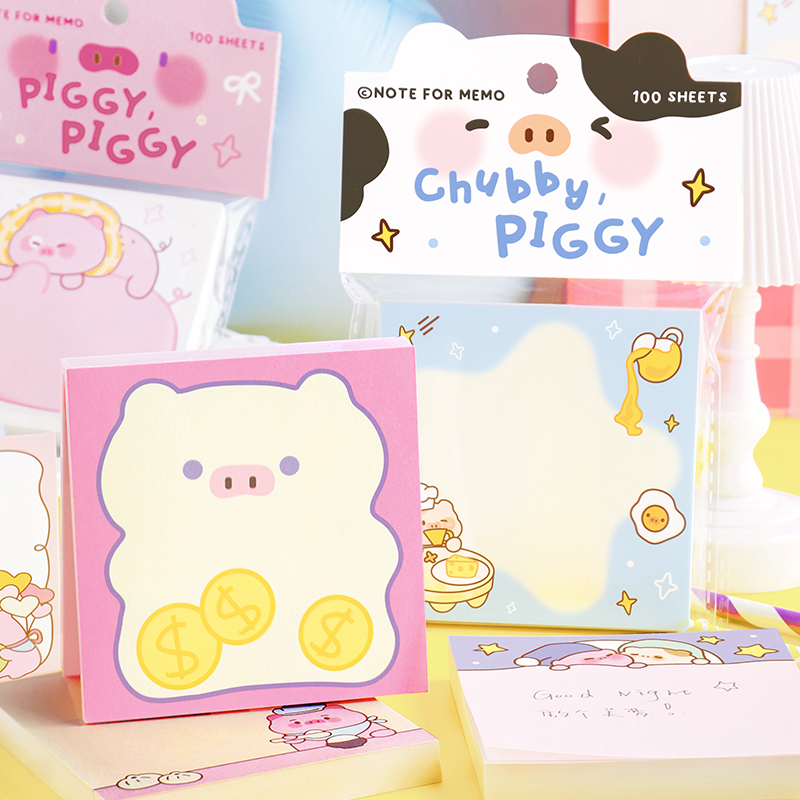 NOTEFOR小猪滚滚来便签本