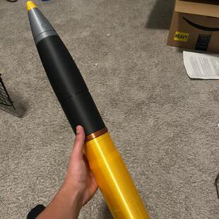 二战谢尔曼M4坦克炮弹模型 军迷收藏摆件军事武器弹药3D打印玩具
