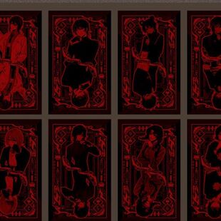 头七怪谈周边头七怪谈折光红箔卡全员透卡动漫扑克牌