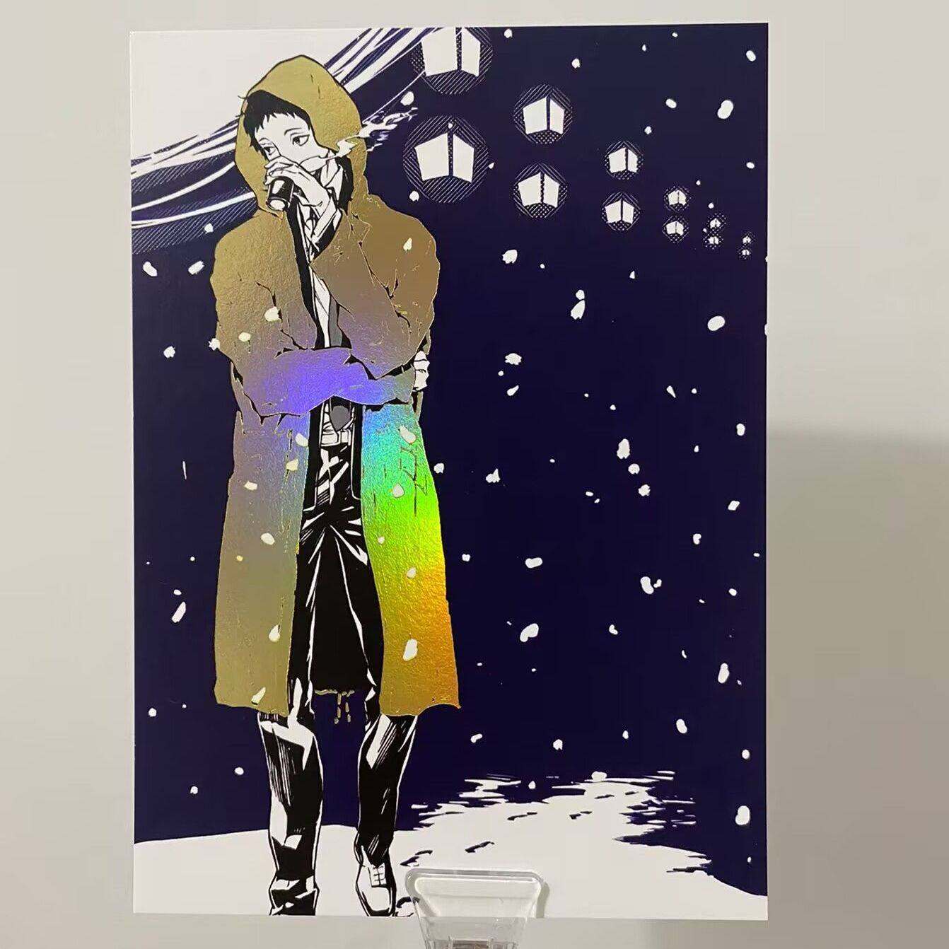 女神异闻录4 P4G 足立透 芒果 卷心菜 脱线刑警 烫金镭射明信片