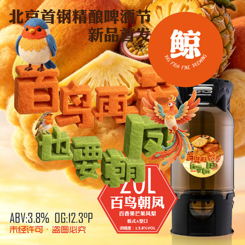 果味精酿啤酒百香果凤梨芒果