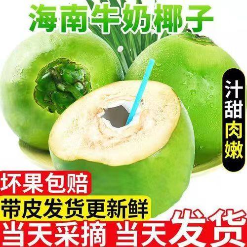 带皮天然椰汁新鲜文昌水果