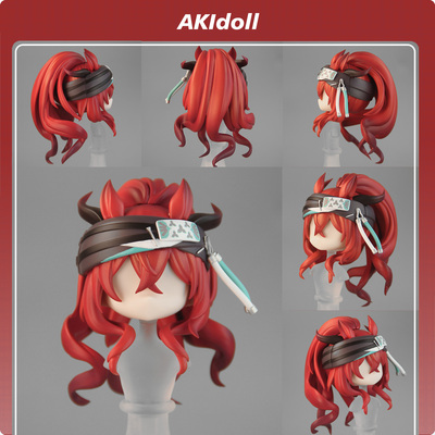 AKIdoll/613代餐娜仁图亚gsc头壳明日方舟ob11/22娃头建模打印件