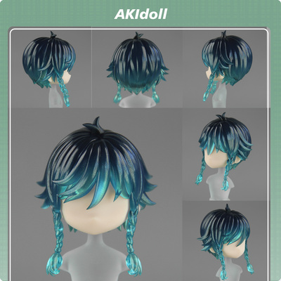 AKIdoll/174代餐温迪gsc头壳代餐原神ob娃头建模打印件