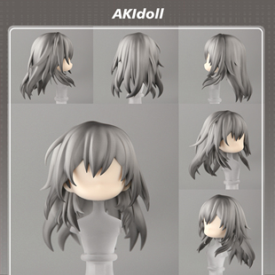 AKIdoll 22娃头建模打印件 212代餐星gsc头壳代餐星铁女主ob11