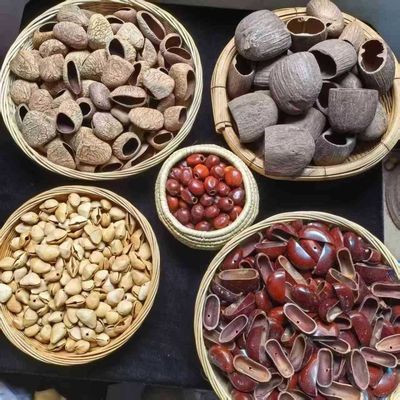 铃挂件果壳摇铃材料满愿种子挂件