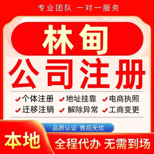 林甸公司注册办理异常减资个体户工商营业执照代办注销变更电商