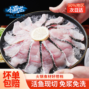 小霸龙免浆黑鱼片生新鲜活鱼现杀半成品火锅食材酸菜鱼商用批发