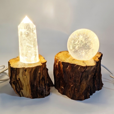 创意简约现代梦幻暖光小夜灯木艺