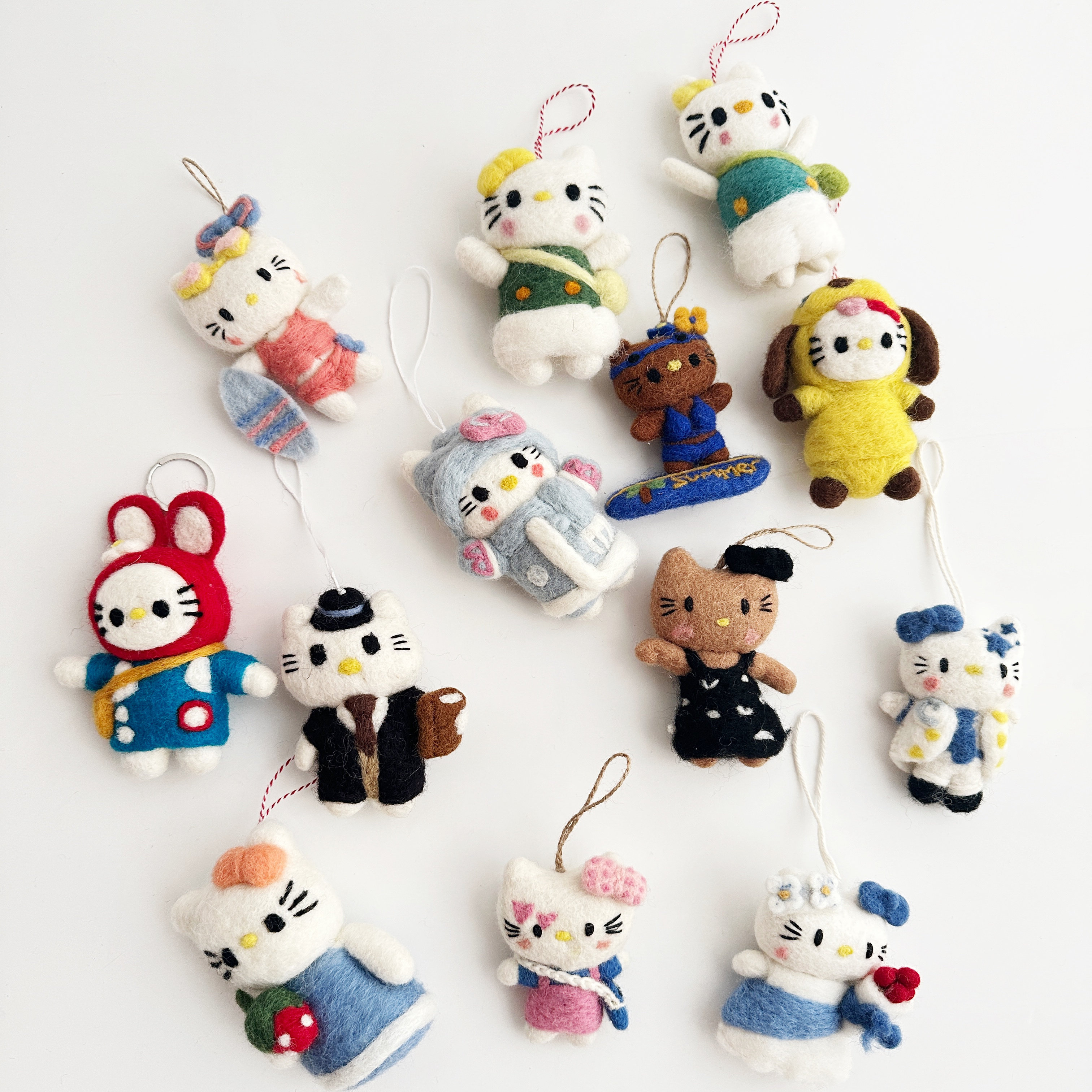 25新款kitty尼泊尔手工羊毛毡