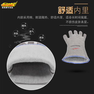 优选0度防烫手j套家用烤箱微波炉耐高温工业加长五指灵活烧烤隔.