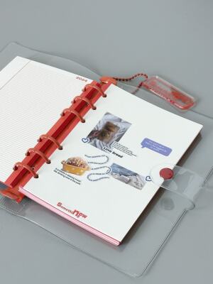 奇葩A6活页笔记本手账本|Something new红色新年礼物套装活页替芯