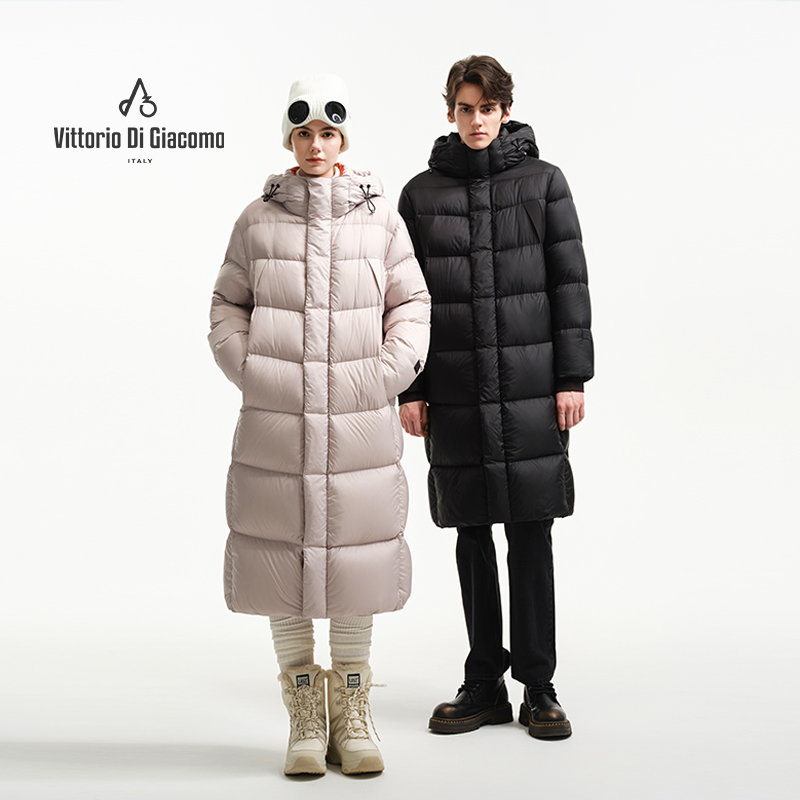 Vittorio Di Giacomo/迪伽默长款羽绒服-9550932058