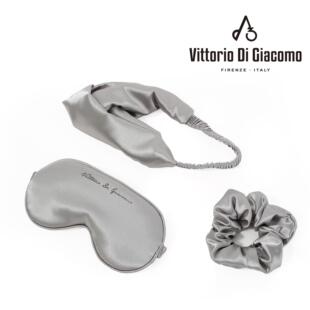 Vittorio Di Giacomo/迪伽默柔滑缎面眼罩遮光不压眼 发带束发不