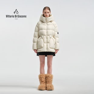 Vittorio Di Giacomo/迪伽默短款大口袋羽绒服-9550912106