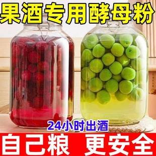 果酒专用酵母官方旗舰店酿酒专用果酒曲子自制杨梅葡萄甜酒低度数