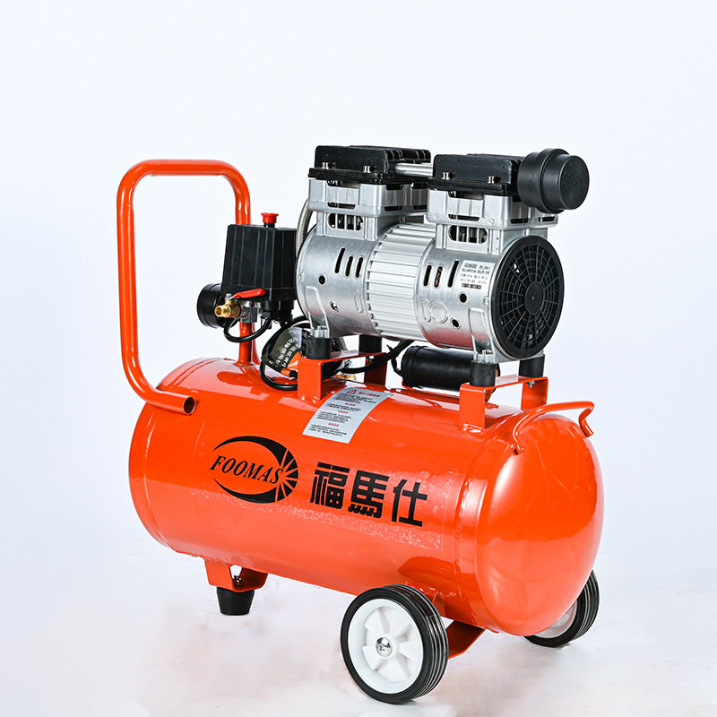 无油静音空气压缩机直供室内小型家用木工装修气泵吹尘空压机