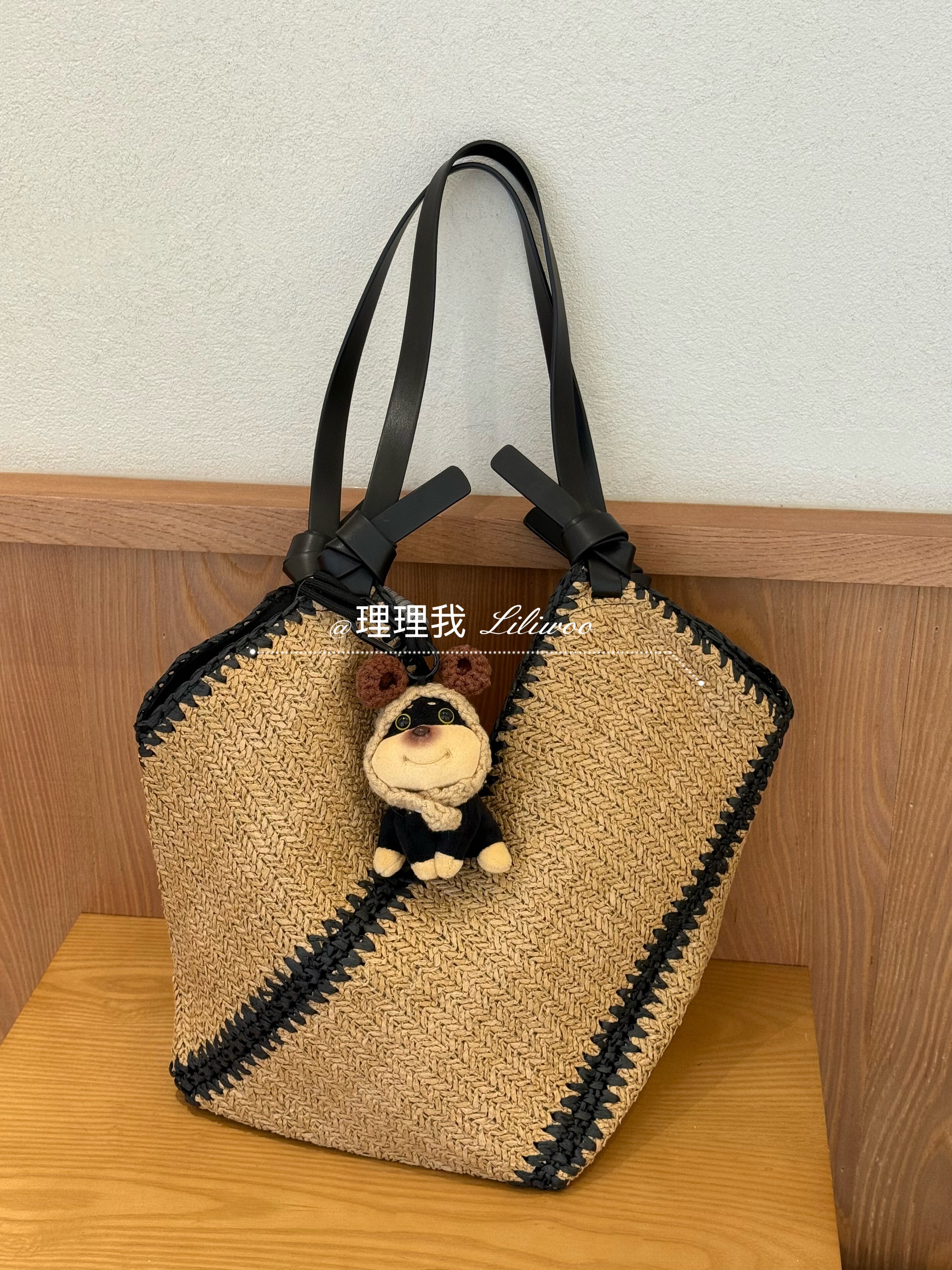 理理我｜老钱风慵懒大托特包编织包不规则高级感百搭单肩包