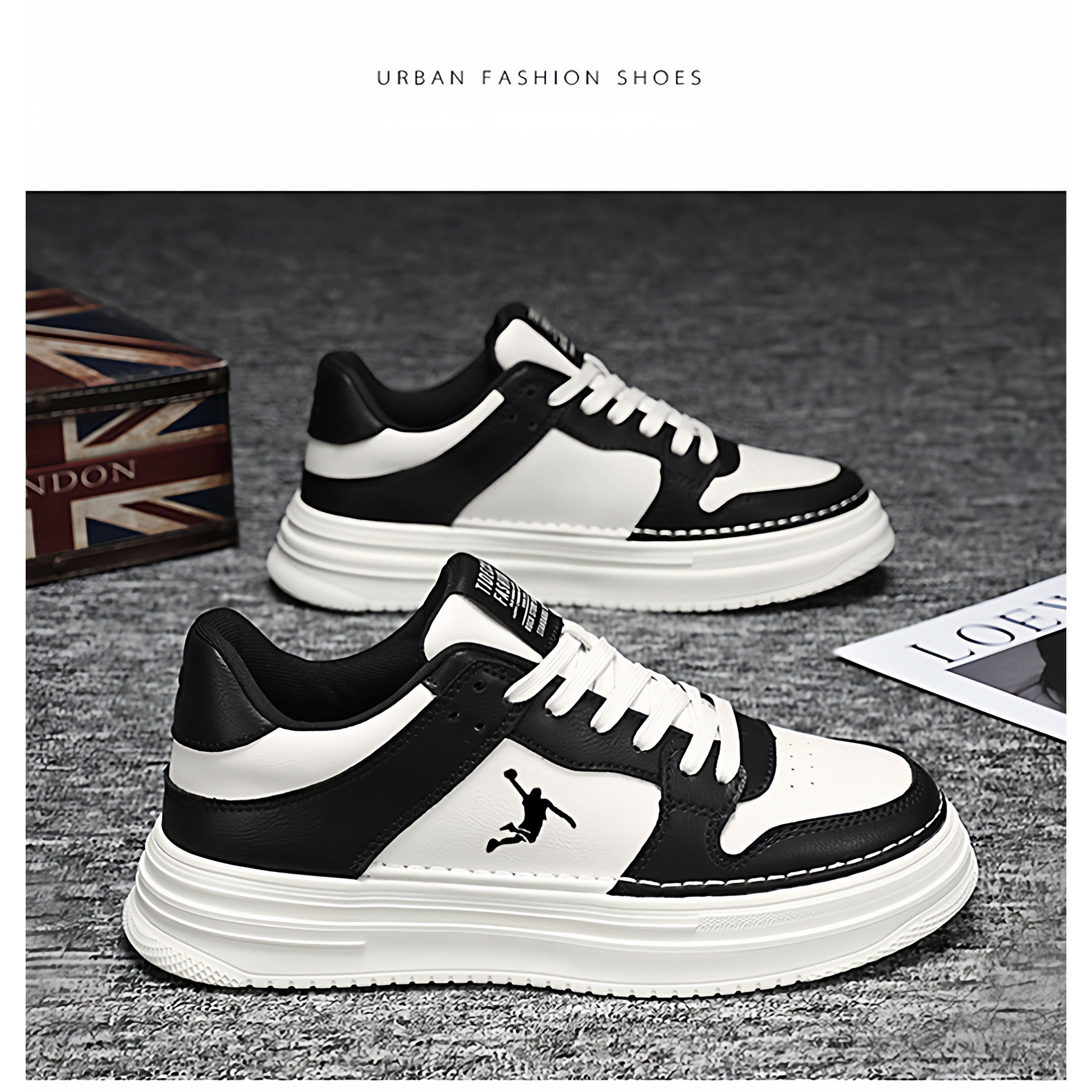 飞人里奇.乔丹男鞋小白鞋男款2026新款春季板鞋男款厚底增高透气