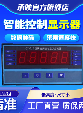 CY-GJD智能显示控制仪传感器压力称重仪表显示器RS485/4-20mA