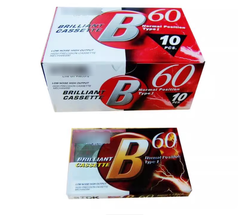 正版空白录音带 空白录音磁带 空磁带60分钟 B-60 录音带