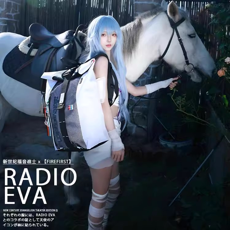 eva新世纪福音战士联名周边双肩包旅游背包大容量防水学生书包