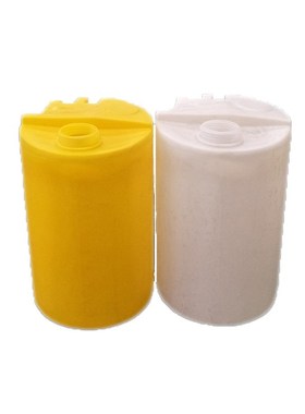 白/黄色大塑料水桶箱 100/2w00L 立式搅拌PE 加药桶 纯净储水圆桶