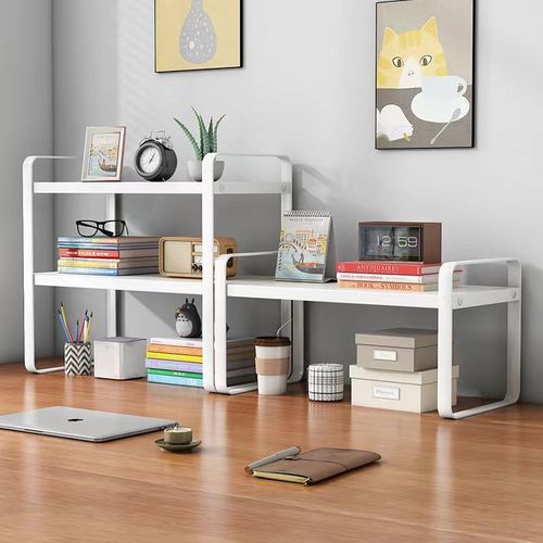 置物架桌面收纳神器多层书架学生桌上置物架子办公室电脑桌分层柜