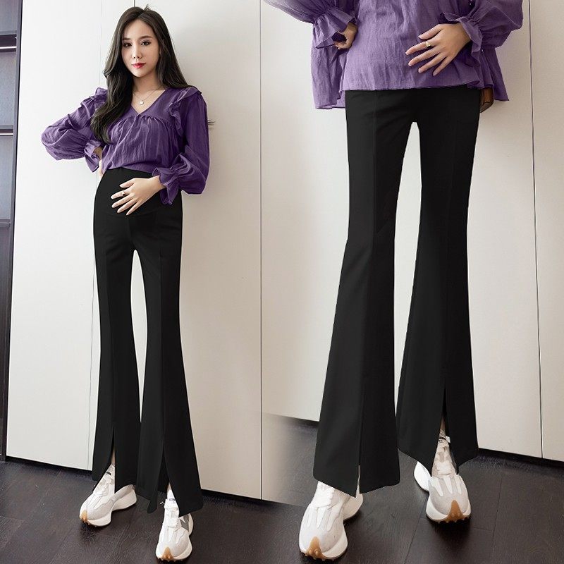 秋冬装孕妇裤g网红弹力裤网红低腰喇叭裤春秋开叉直筒裤显瘦铅笔,孕妇装/孕产妇用品/营养,孕妇打底裤,淘宝优惠券,粉丝福利购,淘宝优惠卷