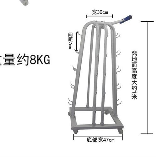家用健身器材配件家用商用放置多只哑铃支架推动展示架 三角铁架