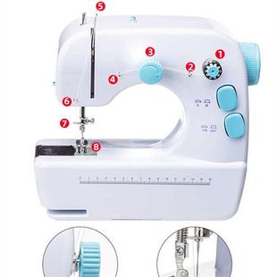 缝纫机家用小型电动针线机迷你手持裁缝机多功能全自动手工锁边机
