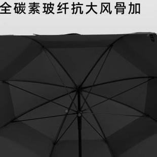 高档希高夫雨长柄超大加固加大双层防雨风防紫外线遮雨伞男女尔超